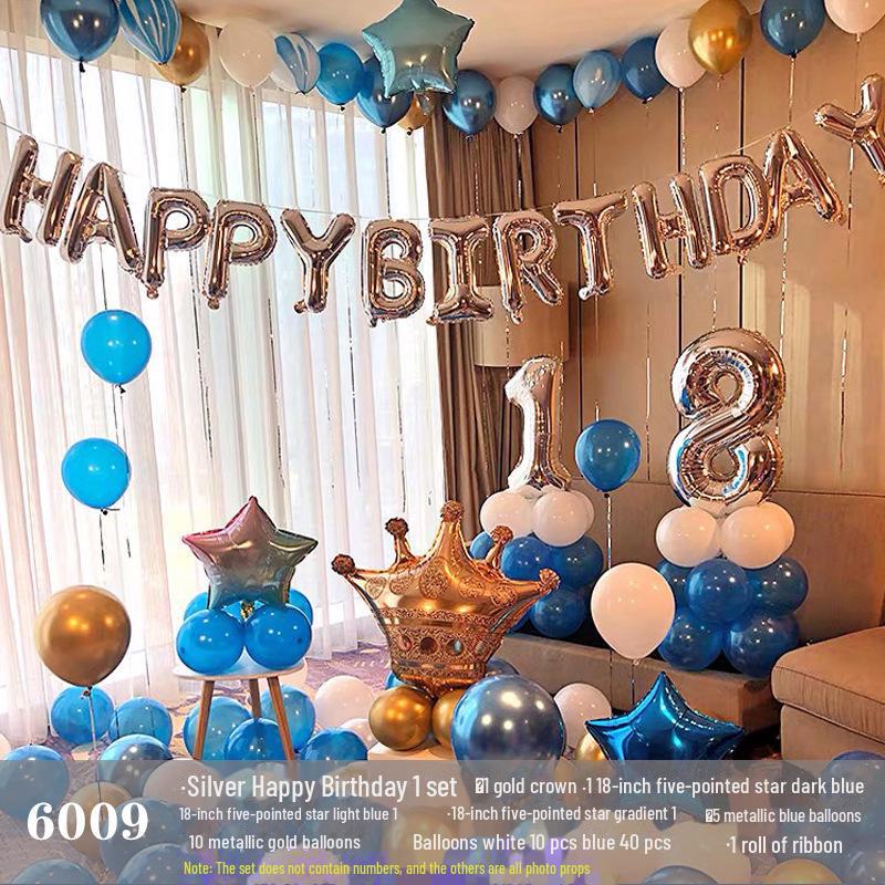 Набор воздушных шаров на день рождения для взрослых и детей - Мультяшное украшение