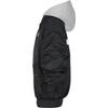Jordan Hooded Warm Loose Jacket Kids Jackets Black HQ7221-010