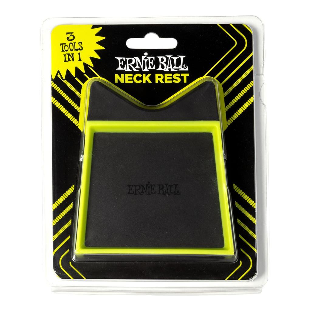 Ernie Ball 9617 3-in-1 Guitar Neck Rest, Compact Cushion Support and Accessory Tray for Guitars, Basses, and Stringed Instruments
