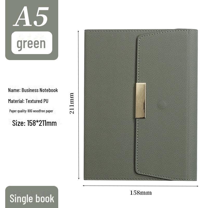 Подарочный набор из трехслойного блокнота формата А5 с индивидуальной гравировкой