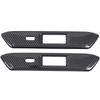 For 2025 BMW X3 G45 ABS Carbon Fiber Front Seat Back Trim Decoration Strips Car Interior Accessories 2Pcs