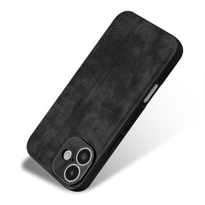 AZNS Чехол для iPhone 16 Защитный чехол из ТПУ, покрытый искусственной кожей