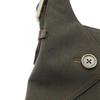 Used Salvatore Ferragamo Gancini Shoulder Bag canvas Green Used Women