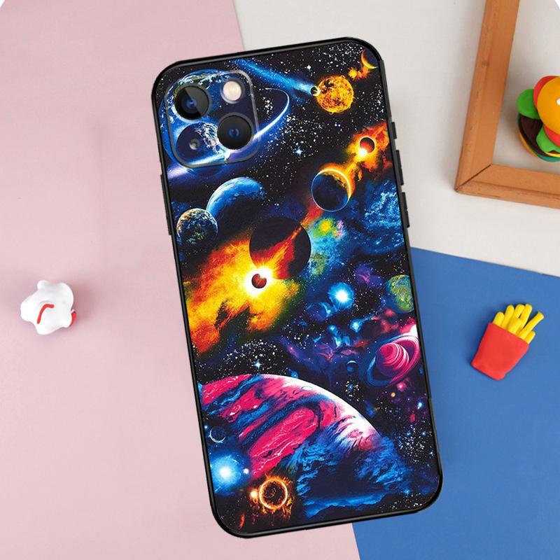 Чехол-бампер для телефона 'Волшебное Космическое Лунное Планетное' для iPhone 15 Pro Max 11 12 13 14 16 Pro Max Mini XR 16e 15 16 Plus