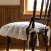 Soft Ruffled Chair Cover with Ties Chair Slipcover Minimalist Seat Protector  Dining Chair