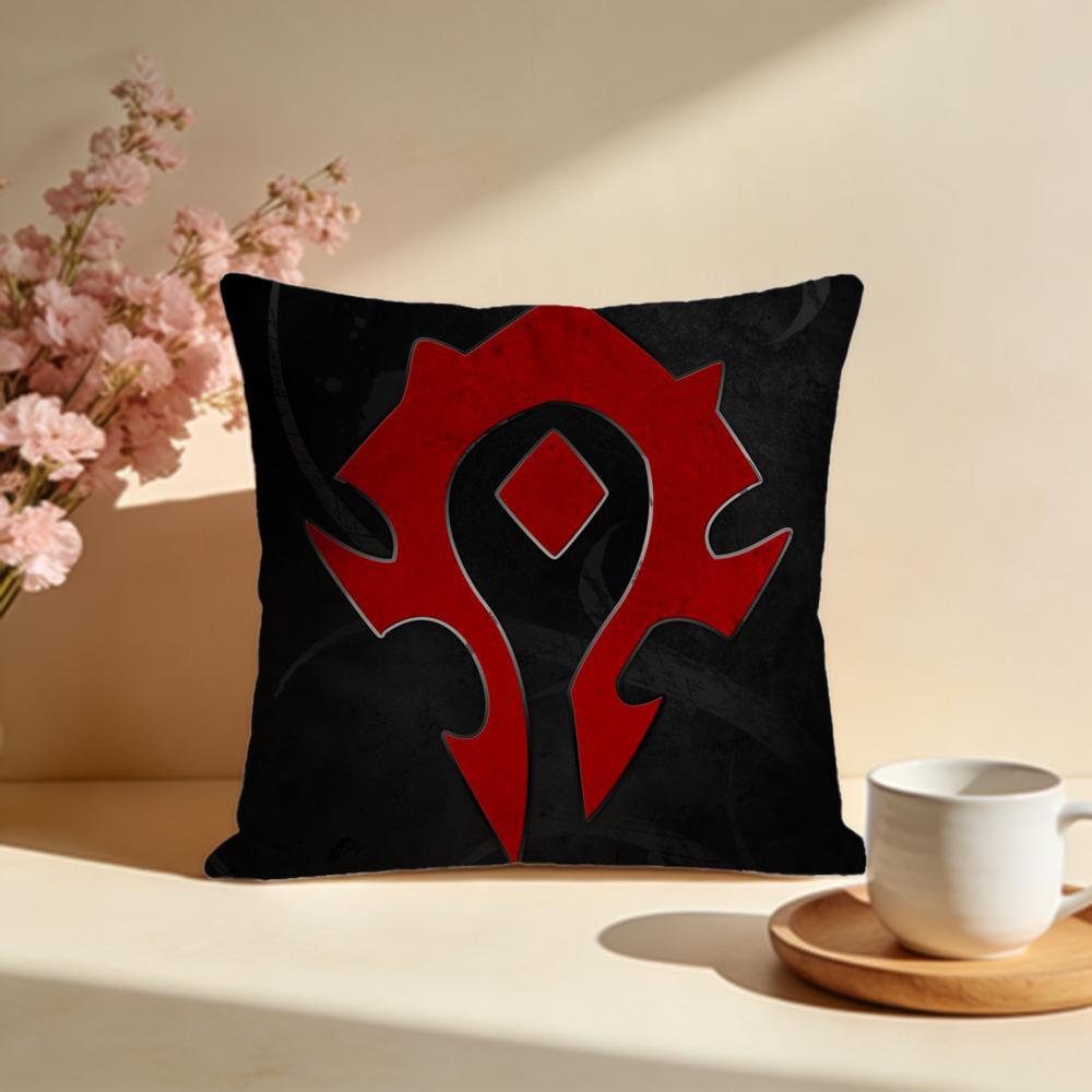 Stylish WWorld of Warcraft WOWable Cushion Cover Stylish Washable Pillow Cover Ideal for Couch Bedroom Car Decoration