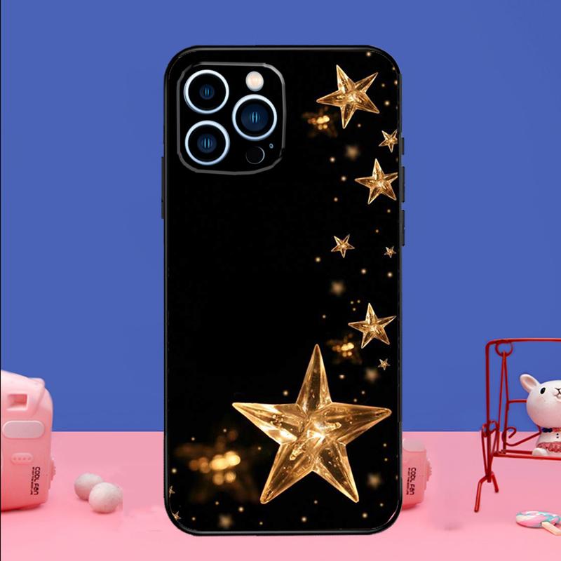 Bright Stars Art Phone Case For iPhone 17 16 15 14 13 11 12 Pro Max Plus 13 12 mini 16e 17 Air Bumper Cover