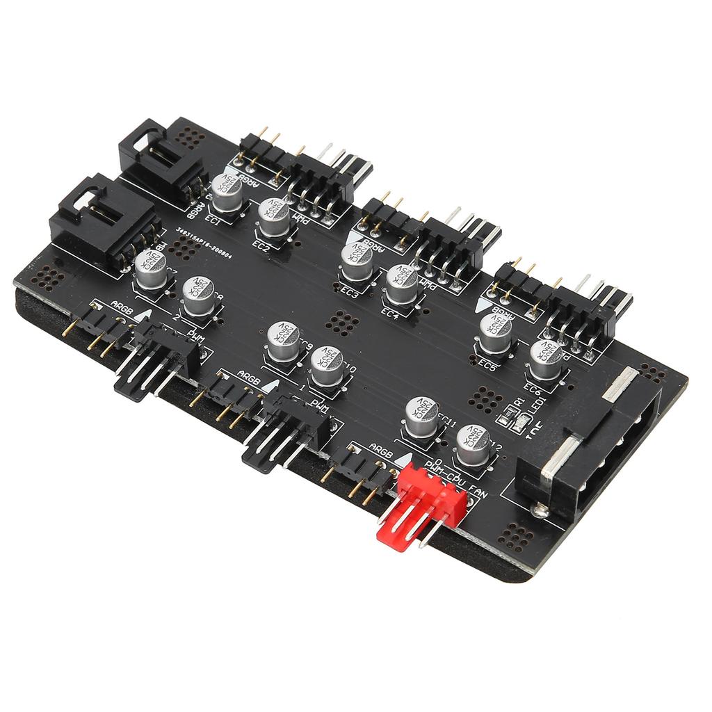 6-портовый разветвитель 4-контактный PWM регулировка скорости 3-контактный ARGB управление светом плата расширения интерфейс IDE
