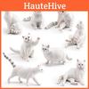 Cat Cartoon Pvc Sculpture With Realistic Form For Home Display Gift Childrens