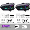 Motorcycle Intercom Headset Helmet intercommunicator Moto 300M For 2 Riders Waterproof Music Sharing Interphone