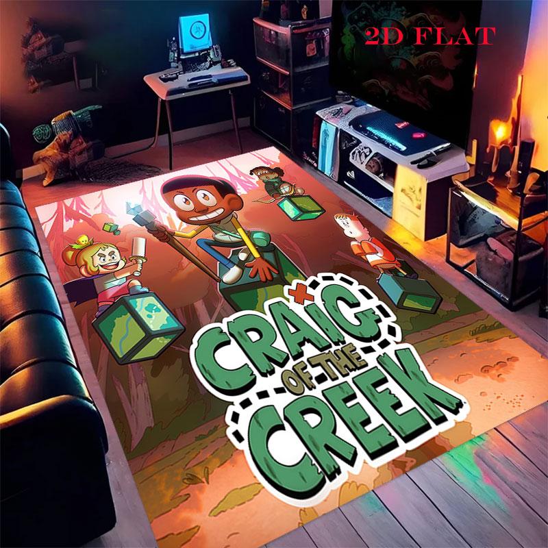 Creek Fun Carpet Rug for Living Room Bedroom Home Sofa Decoration,Kids play Nonslip Floor Mat