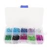 300pcs Safety Bulb Pins Rust Prevention Colored Iron Stitch Markers Crochet Markers with Plastic