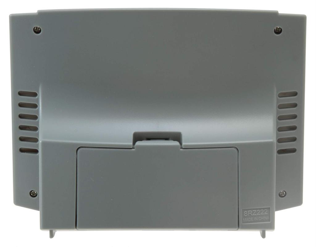 RHYTHM Alarm with Electronic and Light Clock, Radio-Controlled, Sound, Temperature, Humidity, Calendar, (8RZ222SR03)