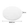 Yamazaki Tower Silicone Trivet, Round, White, Approx. 16cm W x 16cm D x 1cm H, Heat-Resistant, Product Code: 2954