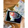 Керамическая кружка JOYYE с ручной росписью "Камелия"