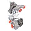 AP03 2PCS Left + Right Side Turbochargers for Ford F150 F-150 2.7L V6 Engines 2015-2017 FL3Z6K682D FL3Z6K682E