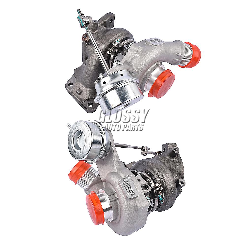 AP03 2PCS Left + Right Side Turbochargers for Ford F150 F-150 2.7L V6 Engines 2015-2017 FL3Z6K682D FL3Z6K682E