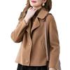 Wool Coat 2025: Women's Trendy Double-Faced Autumn Outerwear, Small Size, Short Style