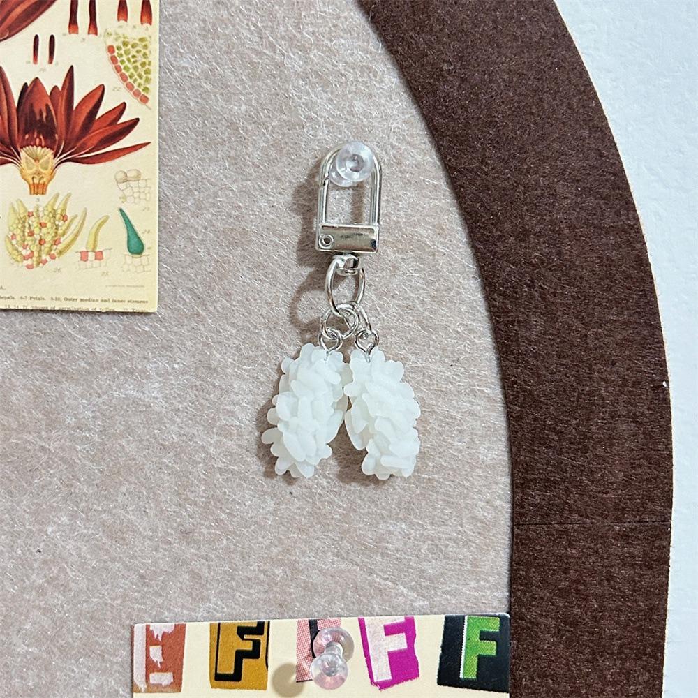 Подвеска для сумки Подвеска Серия Еда Фисташковый ПВХ Брелок Уникальный Брелок в виде имитации еды Женский