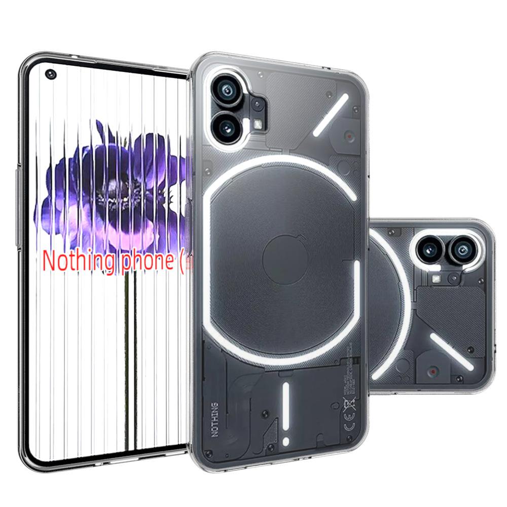 Защита от падения Прозрачный тонкий мягкий чехол TPU для Nothing Phone 1 Phone1 Аксессуары для телефонов с защитой от падения Чехлы