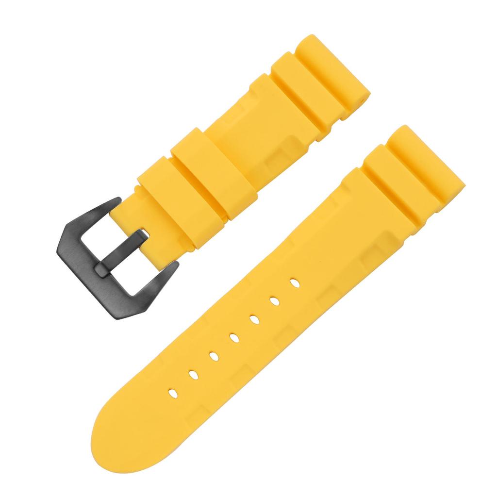 Мужские часы Panerai силиконовый ремешок: Мягкий резиновый сменный ремешок Berny шириной 22 мм, 24 мм или 26 мм.