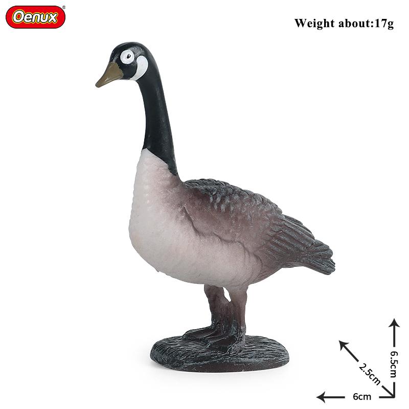 Oenux Модель Домашней Птицы Симуляция Гусь Лебедь Стая Утки Статуэтки Фермерских Животных Миниатюрная Фигурка Образование Детская Игрушка