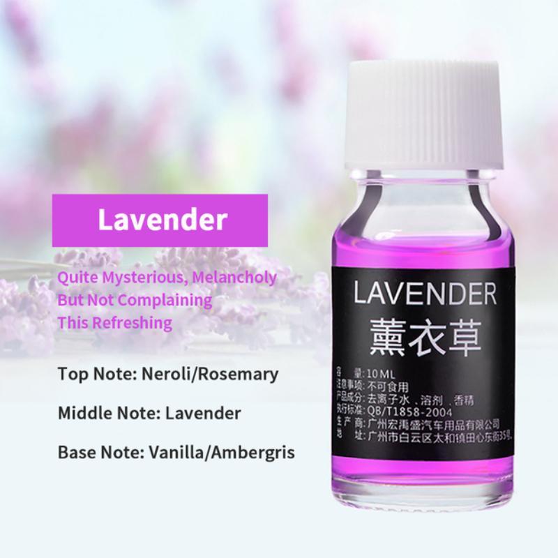 Car Fragrance Car Air Freshener Refill Liquid Perfume Essential Oil Natural Plant Aroma Diffuser Auto Interior Accessories 10ml
