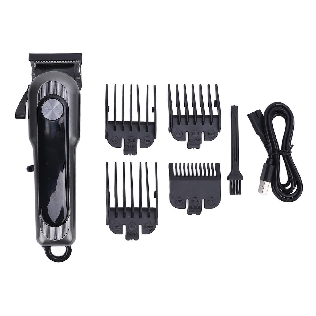 Electric Hair Clipper for Men Retro Professional Low Noise USB Rechargeable Electric Hair Trimmer Wi