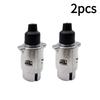 1/2/3pcs 12V 7 Pin Trailer Plug Socket Durable 7 Pin Aluminium Alloy Plug Trailer Truck Towing Electrics 12V Connector EU Plug