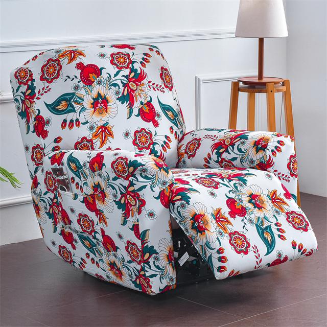 Чехол для дивана с цветочным принтом, эластичные чехлы на кресла из спандекса, скандинавский чехол для дивана, защита для мебели для гостиной