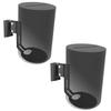 Настенное крепление EMAQUIN для Sonos Era Pair Set с поворотным механизмом и прочным корпусом Easy to Black 100, наклонное, металлическое, установка,