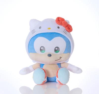 Sega Любимые ДРУЗЬЯ СОНИКА Персонажи Sanrio Плюшевая игрушка Средняя Соник x Hello Kitty &