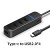 4 Ports USB 3.0 Hub With Power Adapter Multi USB Splitter Hub For Computer Accessories Multiple Expander USB2.0 Type C HUB
