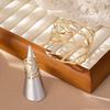Elegant Open Bangle Ring Set Vintage Retro Jewelry Set Trendy Hollow Leaf Bangle  Special Occasions