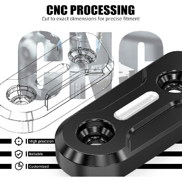 NICECNC Black Engine Cover Inspection Cover Compatible with Harley Iron 1200 XL1200NS 2018-2021, Roadster XL883R 2014-2015, Sportster 1200 Custom