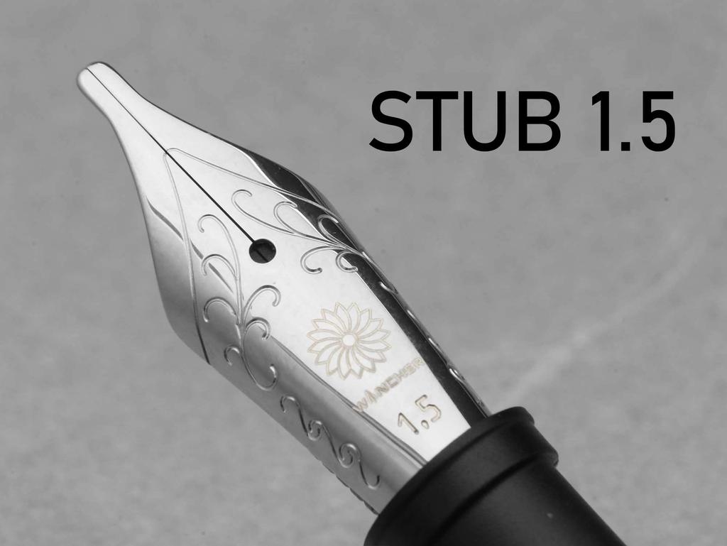 WANCHER Сменное перо Jowo Перо из нержавеющей стали для перьевых ручек Wancher Сделано в Германии #6 Jowo, (Заглушка 1.5)