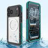 For iPhone 17 Pro Max / 17 Pro / 17 Waterproof IP68 Underwater Diving Swimming Shockproof Full Body sealed Shell Case