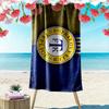 Trabzonspor Logo Print Beach Towel, Large Soft Quick Dry Towel for Beach Camping Swimming