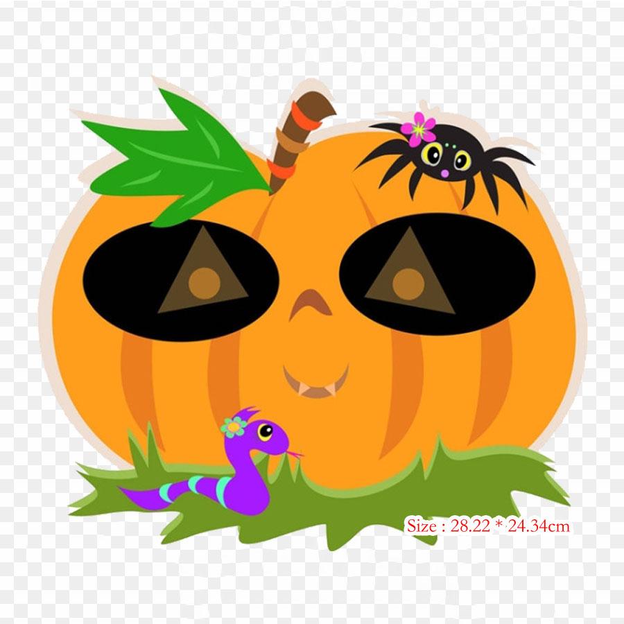 Halloween Male Devil Devil Demon Iron On Heat Transfer Printing Vinyl Patches Sticker for Clothes DIY Appliques Washable Patches