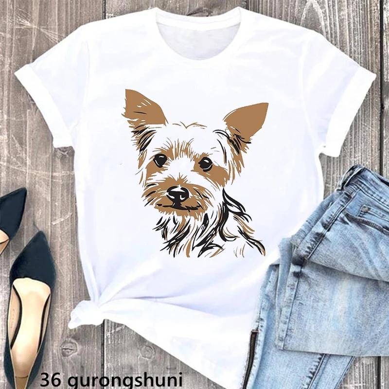 Schnauzer Lover Dog Animal Print Tshirt Graphic Tees Unisex Clothes Funny T Shirts Harajuku Shirt Tumblr Tops Tee