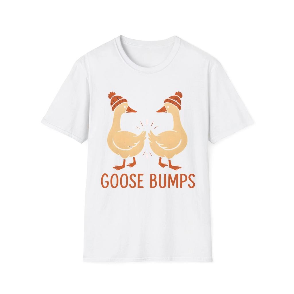 Goose Bumps Unisex Softstyle T-Shirt, Funny Tee, Gift for Animal Lovers,