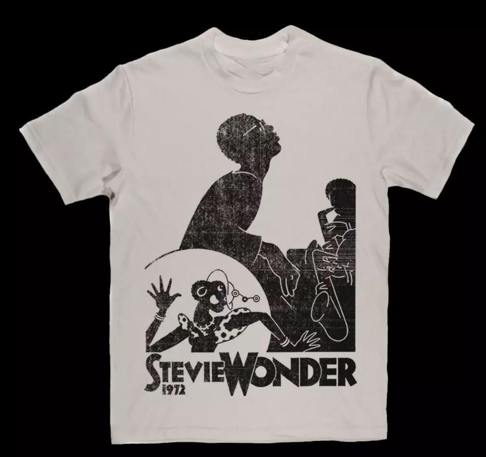 Talking Book 1972 Stevie Wonder Short Sleeve White Unisex Shirt Q74123 Unisex T-Shirt