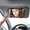 HD Makeup Mirror Portable Cosmetic Mirror New Sun Visor Plate Car Interior Accessories
