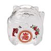 Прозрачное стекло Lucky Cat Копилка с деньгами, украшение для рабочего стола, горшок для экономии денег Fortune