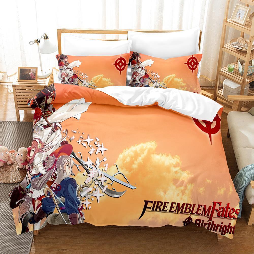 Game Fire Emblem Engage Bedding Collection Duvet Cover Comforter Bed Collection Quilt Cover Pillowcase King Queen Twin Size Boys Girls Adult