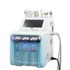 6 In 1 Small Bubble Oxygen Hydrafacial Machine Microdermoabrasion Facial Cleansing Apparatus Home Salon Spa Skin Care Device