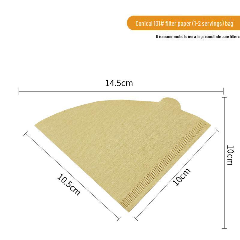 Оригинальный бумажный фильтр для кофе Wood Pulp V60 на 1–4 чашки — фильтр-конус для заваривания вручную