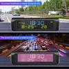 Car TPMS Look Solar Car Digital Clock with LCD Time Date In-Car Temperature Display Auto Interior Accessories