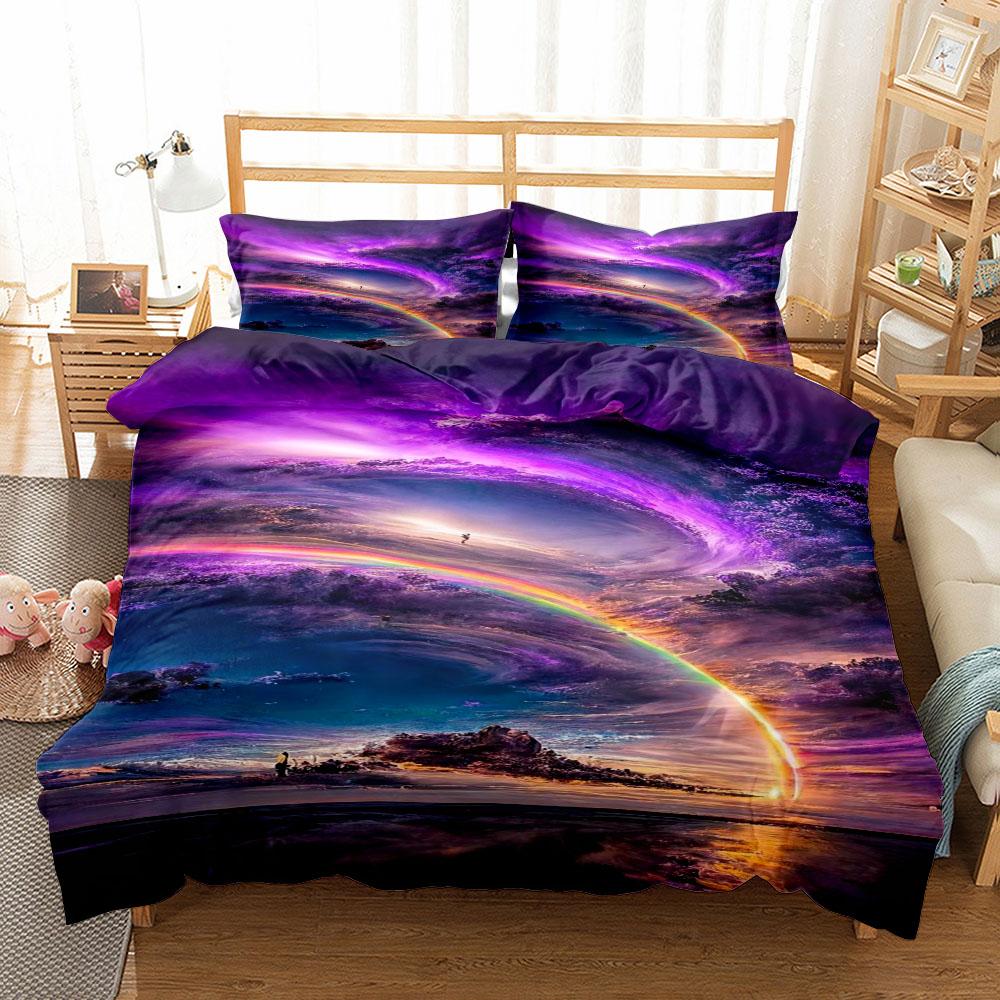 Мой первый облачный комплект пододеяльника Королевский Королева Двуспальный Полный Двуспальный Односпальный Размер Комплект постельного белья