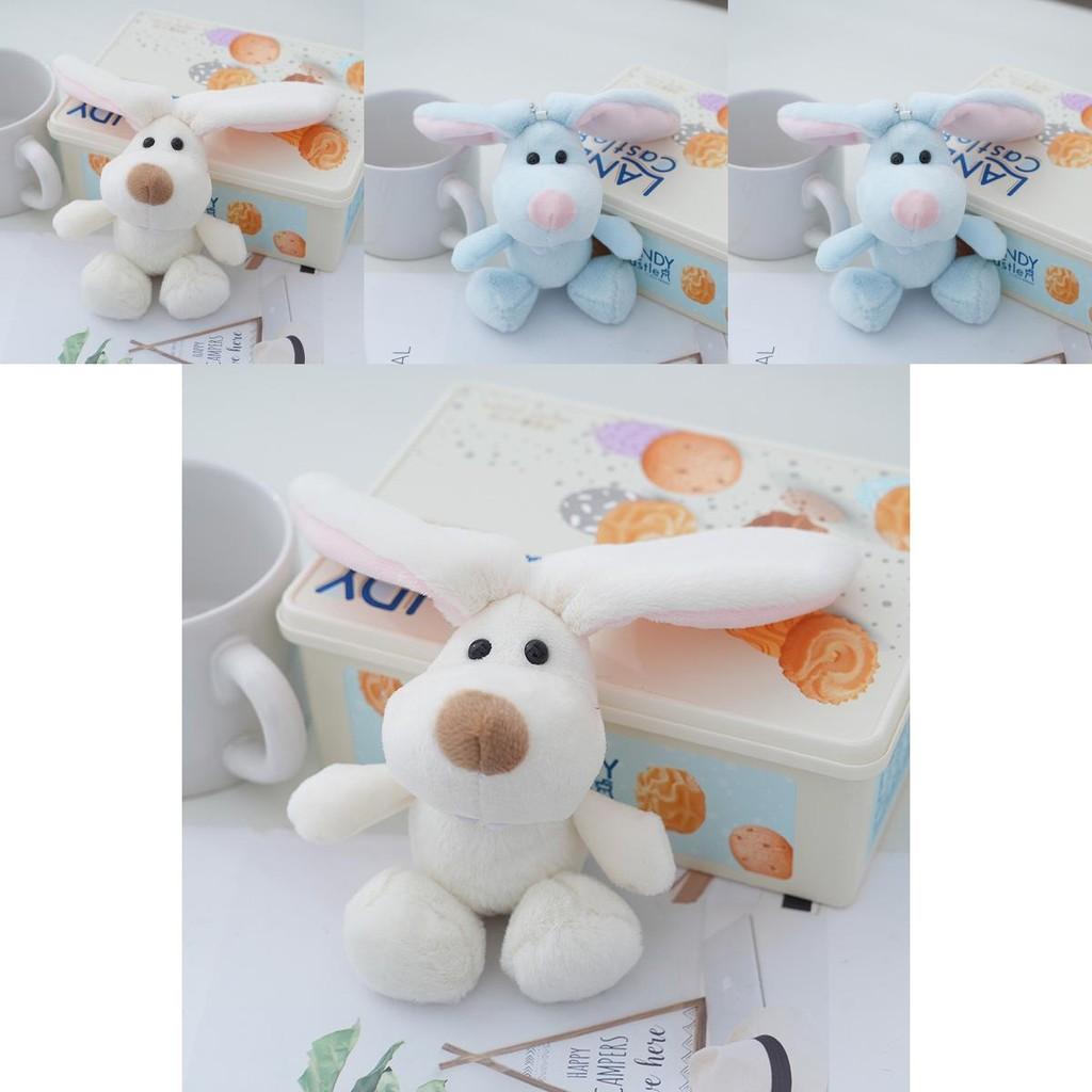 Очаровательный Плюшевый Заяц с Большими Зубами Детская Кукла-Компаньон с Мягким Наполнителем